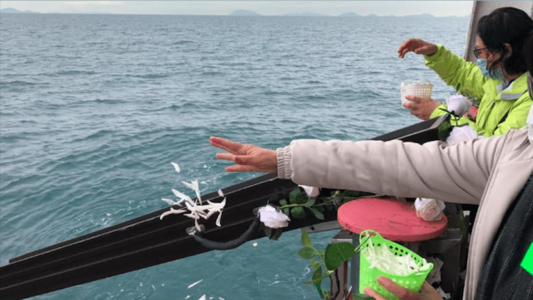 “Funeral in the Sea” Service